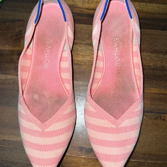 Rothy’s Macaron Stripe Point Limited Edition Retired - Picture 4 of 12